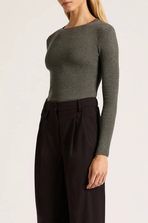 Nude Classic Knit Charcoal
