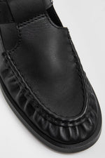 Gianna Buckled Mules Black