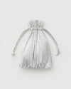 Pleated Baggu Chrome Metallic