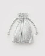 Pleated Baggu Chrome Metallic