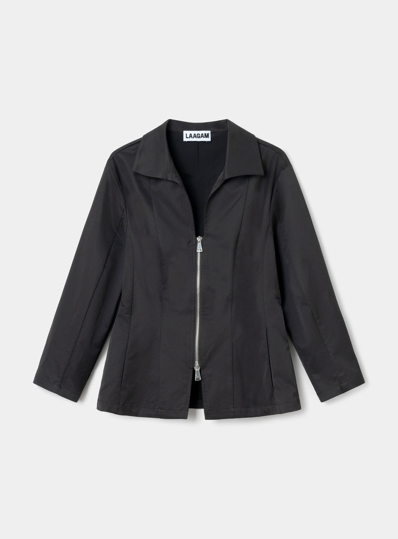 Harlem Zippered Shirt Black