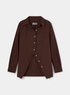 No Boyfriend Shirt Brown