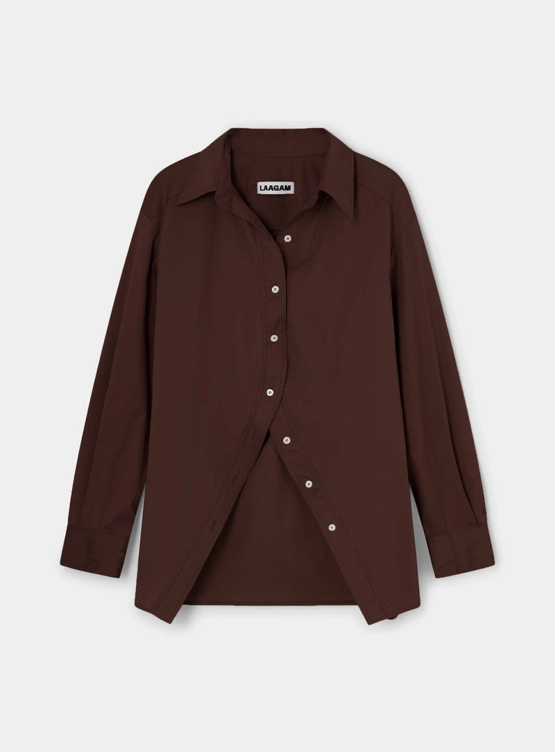 No Boyfriend Shirt Brown