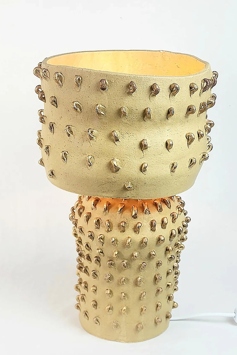Embroider Ceramic Lamp