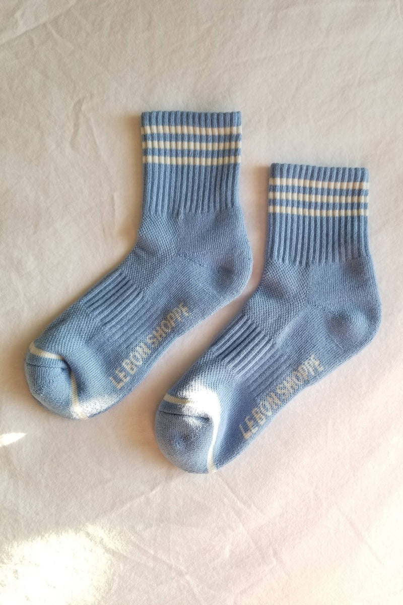 Girlfriend Socks Parisian Blue