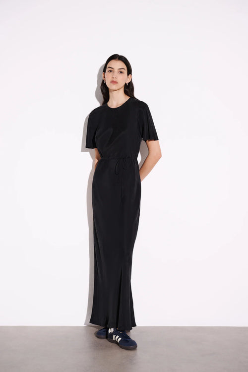 Diaz Cupro Dress Black