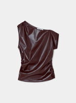 Ivone Asymmetric Top Plum