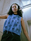 Niko Vest Floral Blue