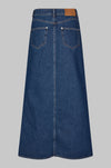 Wonder Maxi Skirt Mid Blue