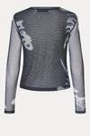 Alicia Blouse Navy Scribble
