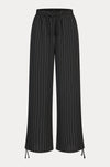 Serena Trousers Black Pinstripe