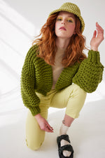 Shannon Cardigan Knit Kit Crocodile Rock