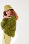 Shannon Cardigan Knit Kit Crocodile Rock