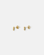 Mini Spiral Earrings Gold