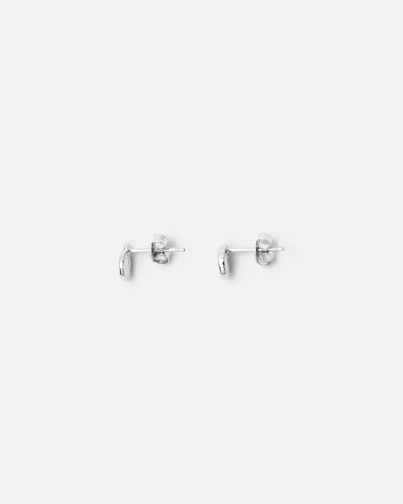 Mini Spiral Earrings Silver