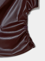 Ivone Asymmetric Top Plum