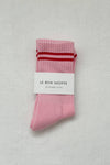 Boyfriend Socks: Amour Pink