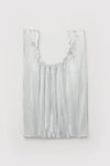 Pleated Baggu Chrome Metallic