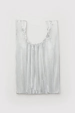 Pleated Baggu Chrome Metallic