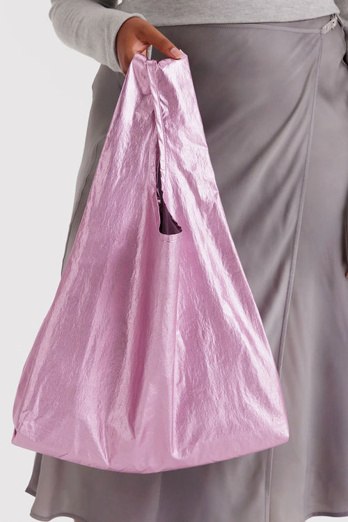 Standard Baggu Bag Blush Metallic
