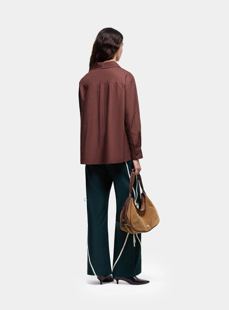 No Boyfriend Shirt Brown