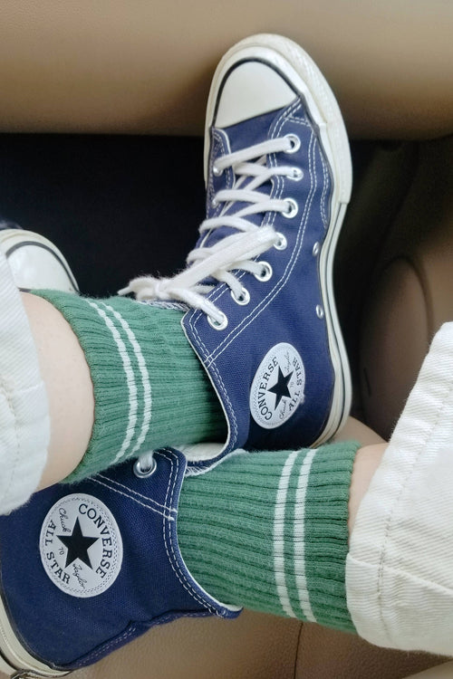 Boyfriend Socks Moss