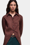 No Boyfriend Shirt Brown