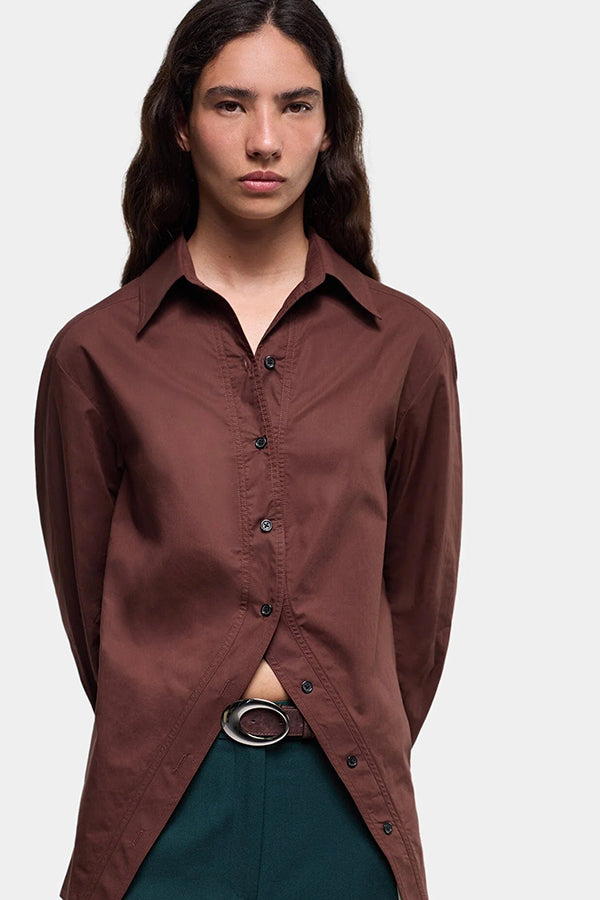 No Boyfriend Shirt Brown