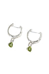Peridot Hoop Earrings
