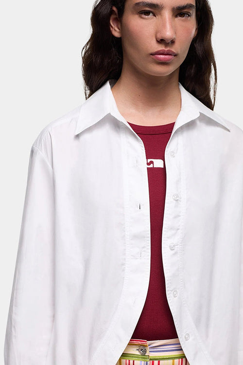 No Boyfriend Shirt White