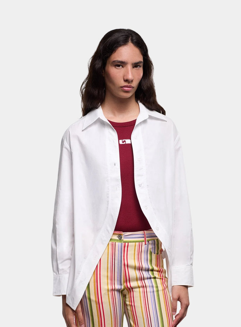 No Boyfriend Shirt White