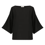 Bella Blouse Black Muslin