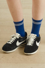 Boyfriend Socks Cobalt