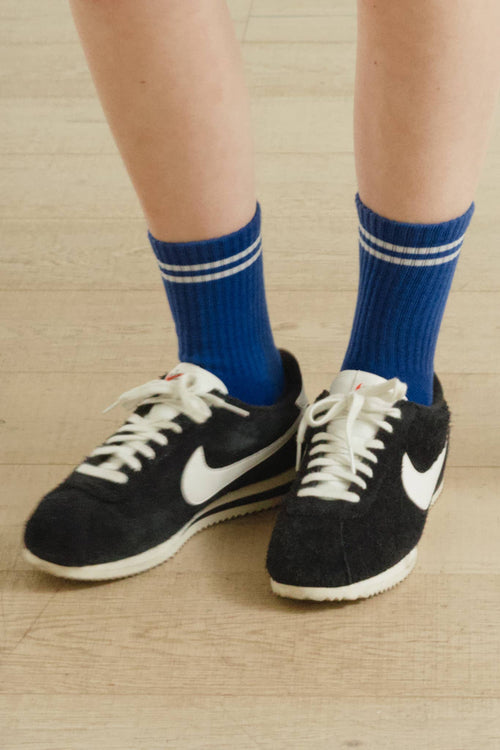 Boyfriend Socks Cobalt