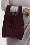Pleated Baggu Mahogony