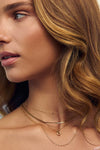 Ruby Heart Necklace Red