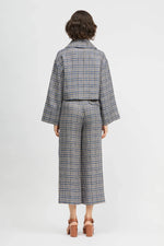 Brisa Pant Blue/ Cream Check