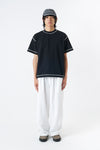 Contrast Tee Black