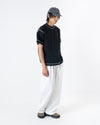 Contrast Tee Black