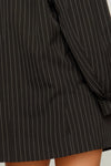 Pinstripe Blazer