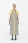 Speedy Apron Dress Grey/ Yellow