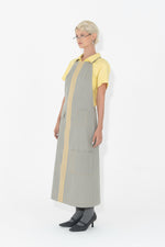 Speedy Apron Dress Grey/ Yellow