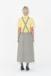 Speedy Apron Dress Grey/ Yellow