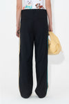 Untailored Non-Trackpant Blue Pinstripe