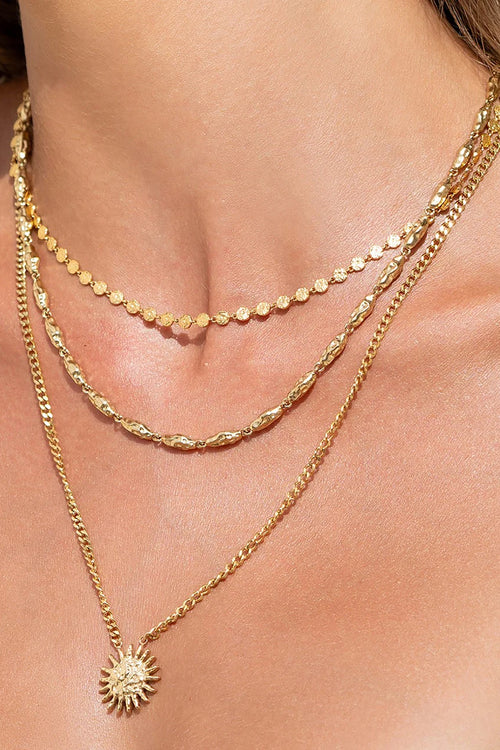 Atlas Gold Necklace