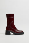 Malene Ankle Boots Burgundy
