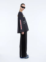 Speedway Long Sleeve Tee Washed Charcoal