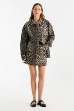 Suri Mini Skirt Leopard Print