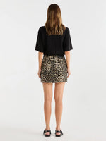 Suri Mini Skirt Leopard Print