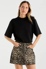 Suri Mini Skirt Leopard Print